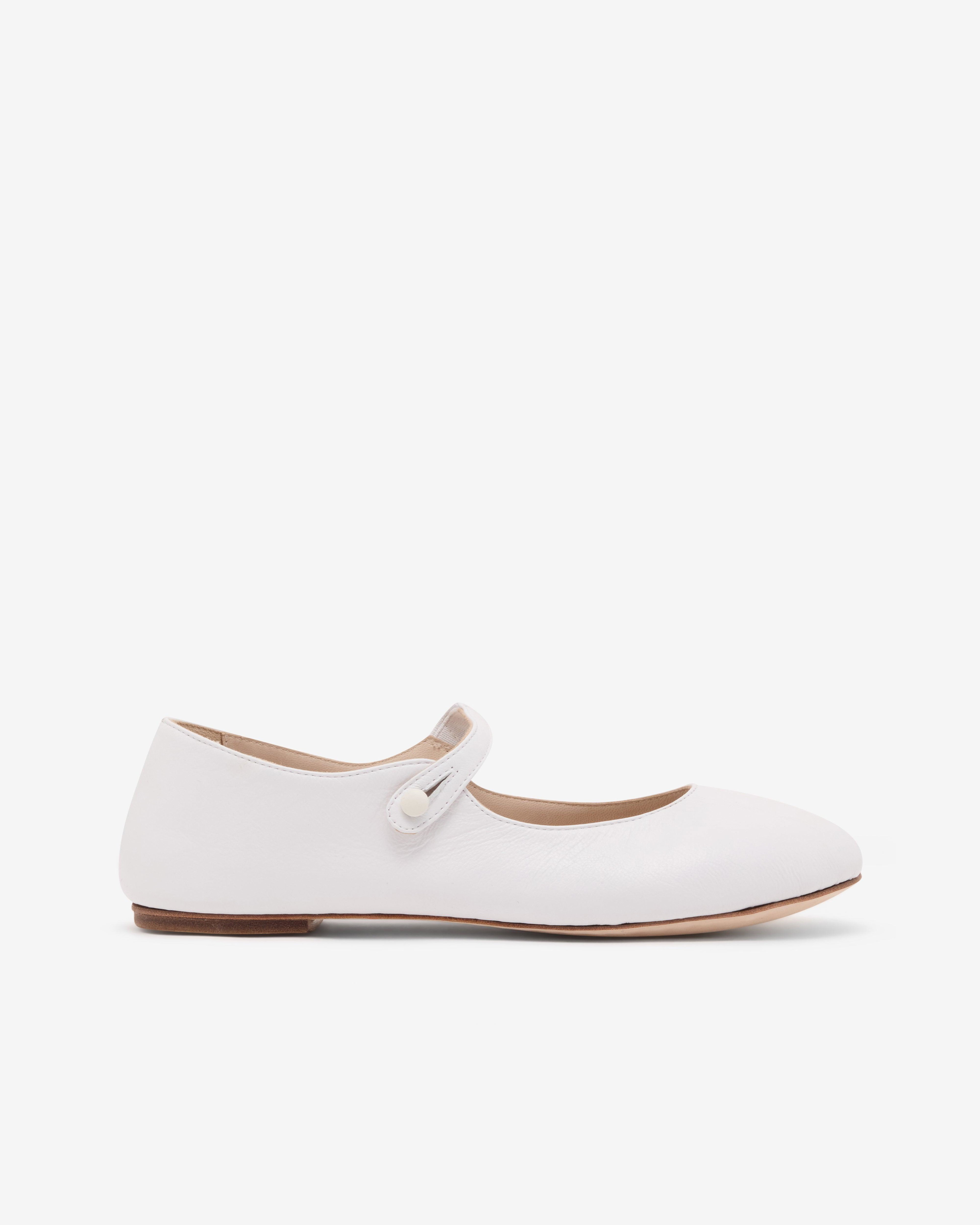 Daniela Gregis - Women's Ballerina Flats - (White) by DANIELA GREGIS