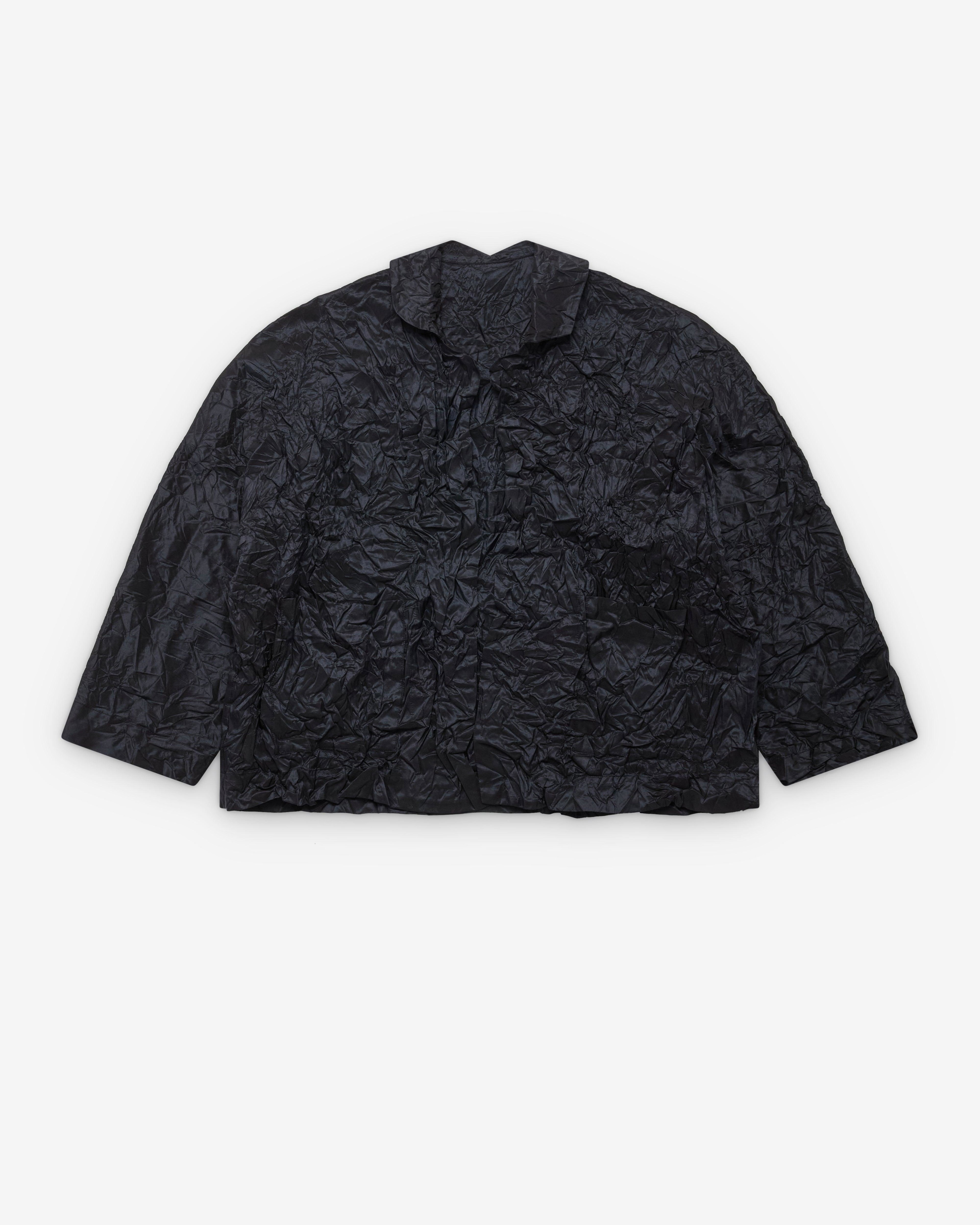 Daniela Gregis - Women's Crinkle Silk Jacket - (Black) by DANIELA GREGIS