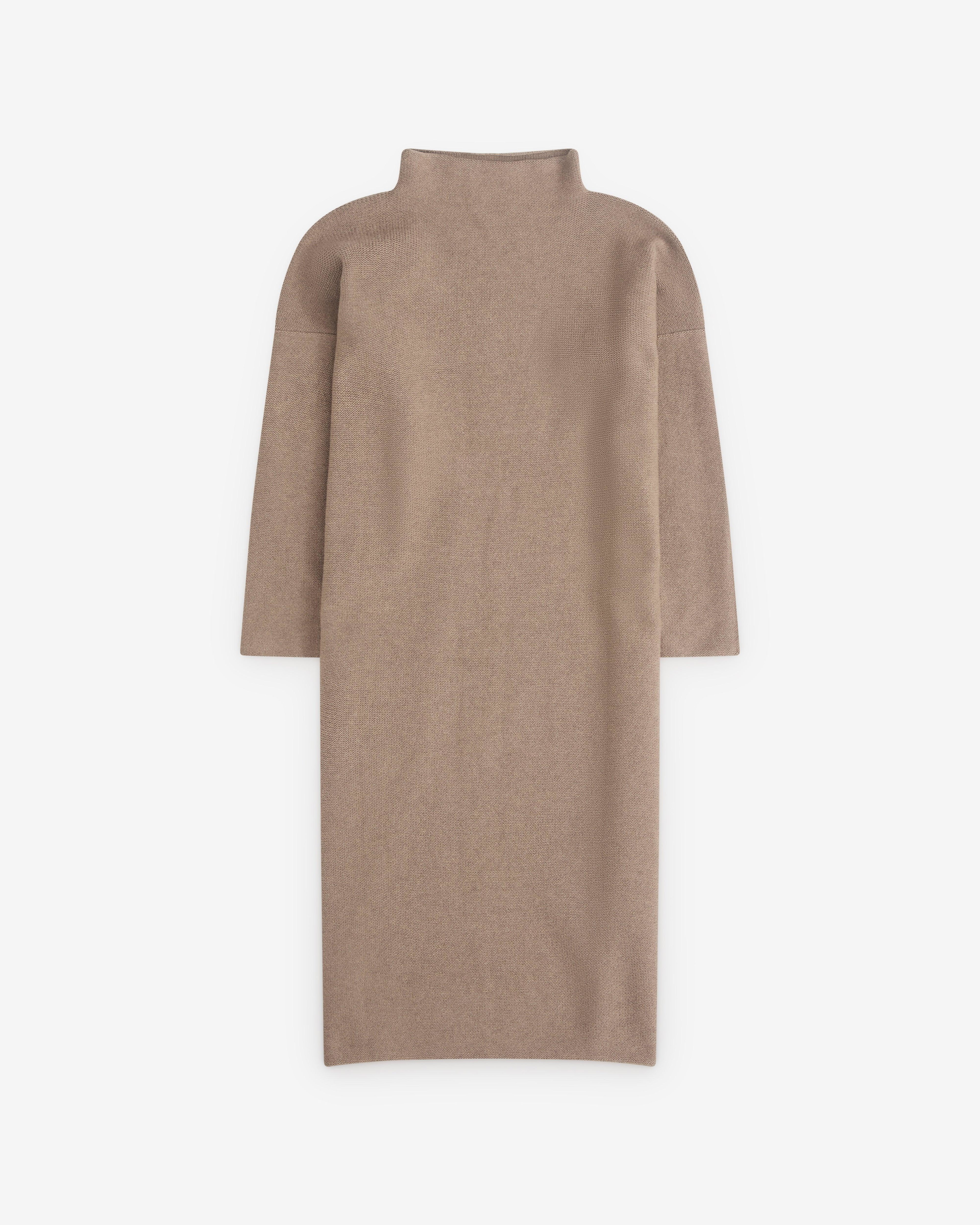 Daniela Gregis - Women’s Knitted Dress - (Stone) by DANIELA GREGIS
