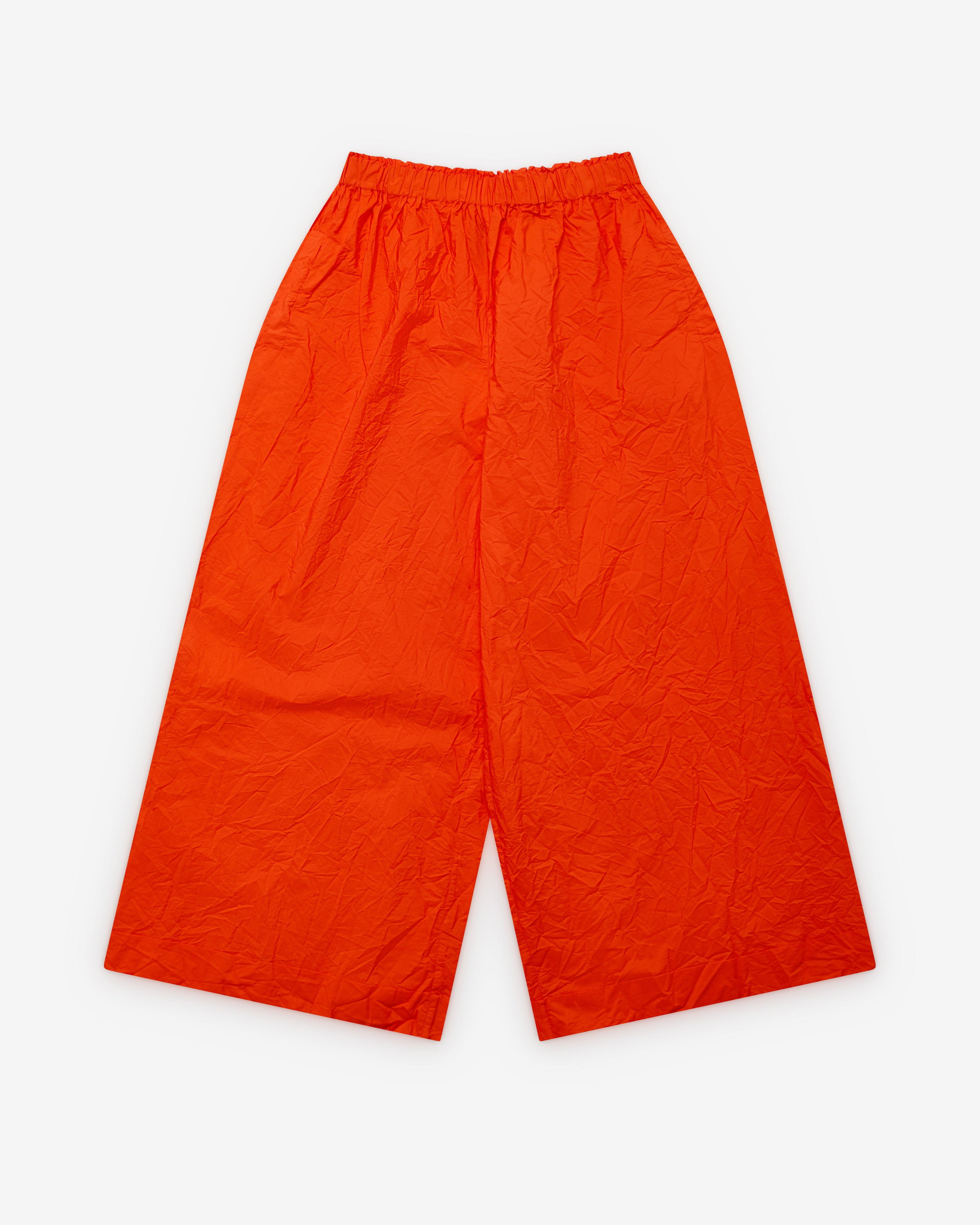 Daniela Gregis - Women's Poplin Trousers - (Orange) by DANIELA GREGIS