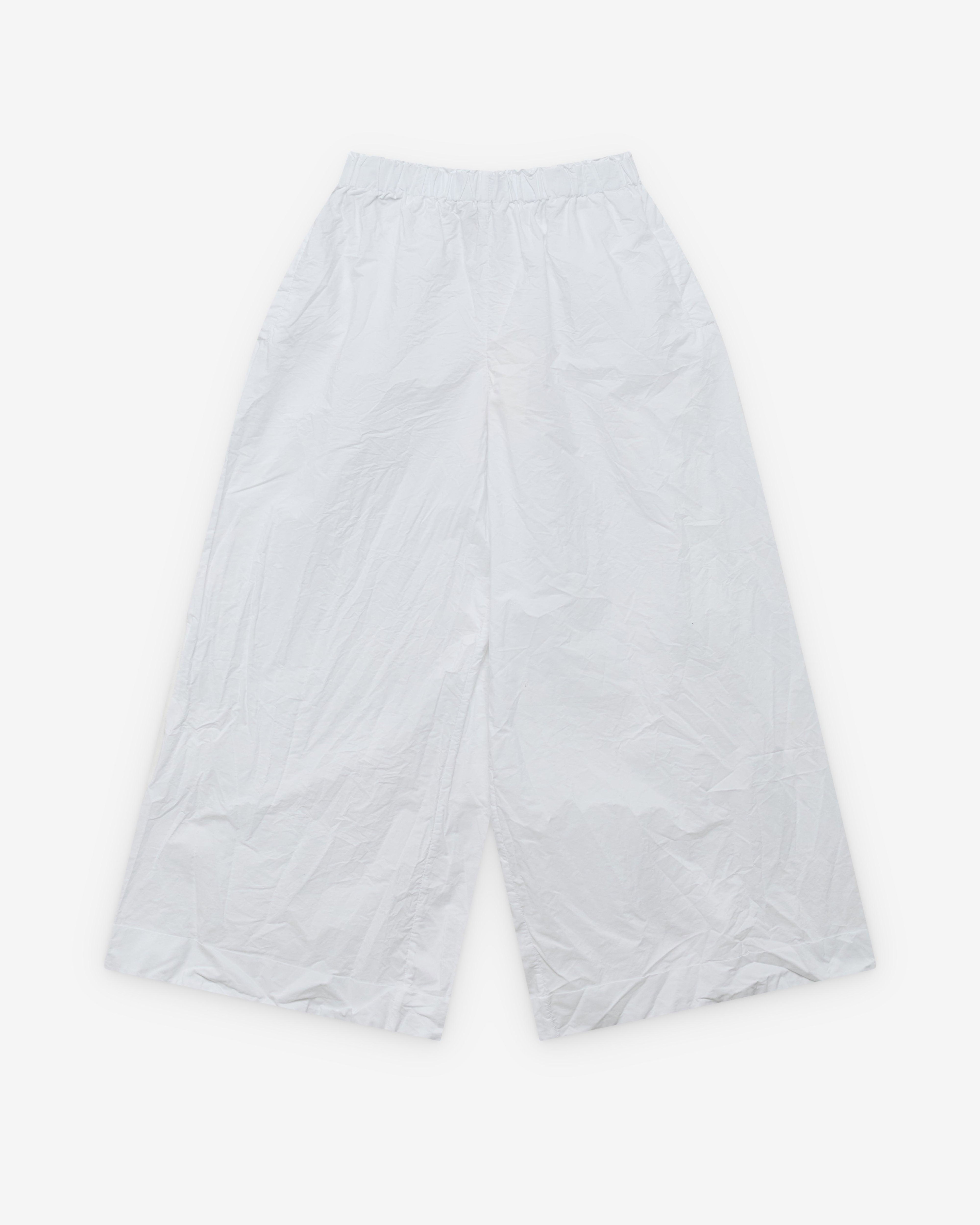 Daniela Gregis - Women's Poplin Trousers - (White) by DANIELA GREGIS