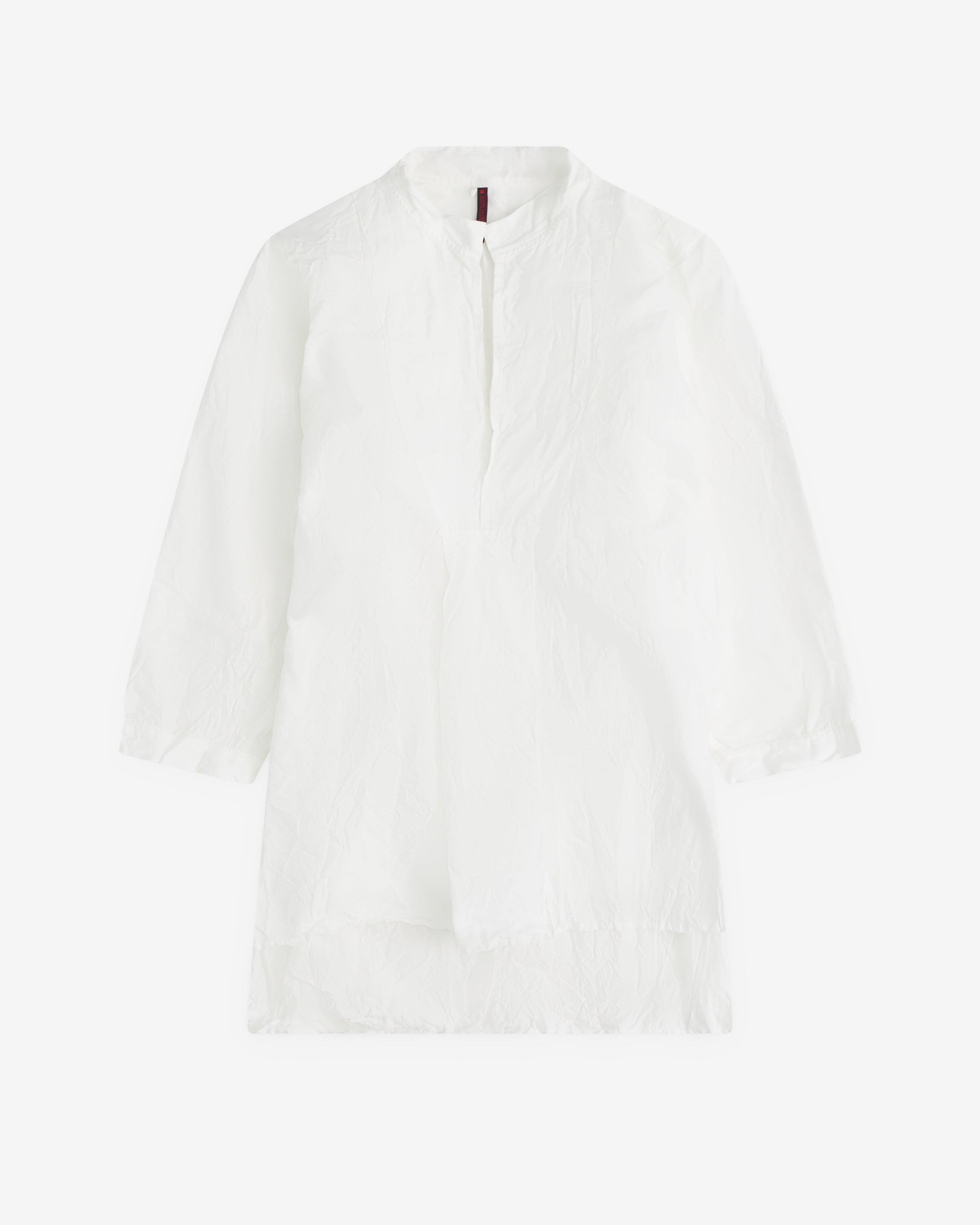 Daniela Gregis - Women’s Split Collar Shirt - (White) by DANIELA GREGIS