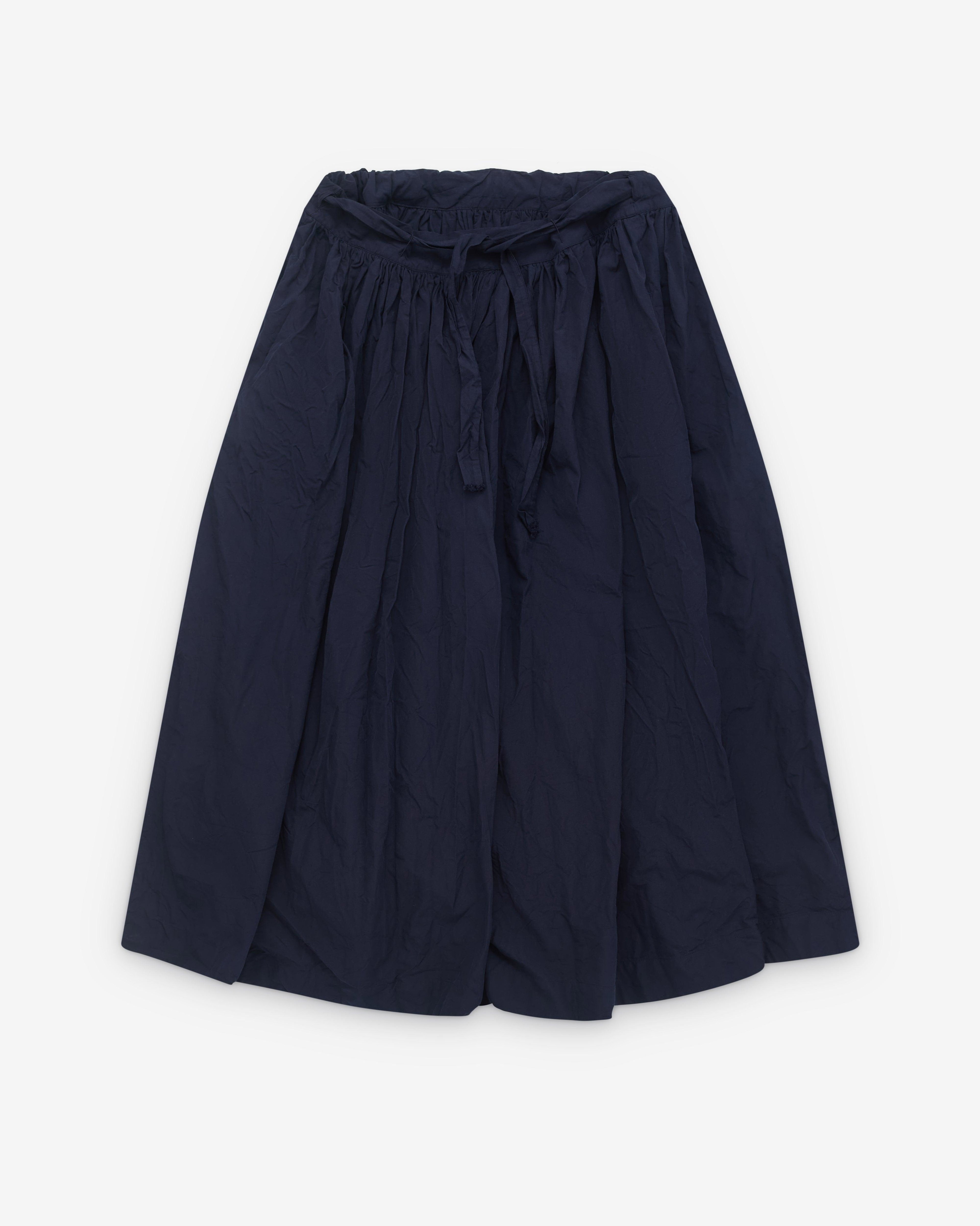 Daniela Gregis - Women’s Tie Waist Skirt - (Navy) by DANIELA GREGIS