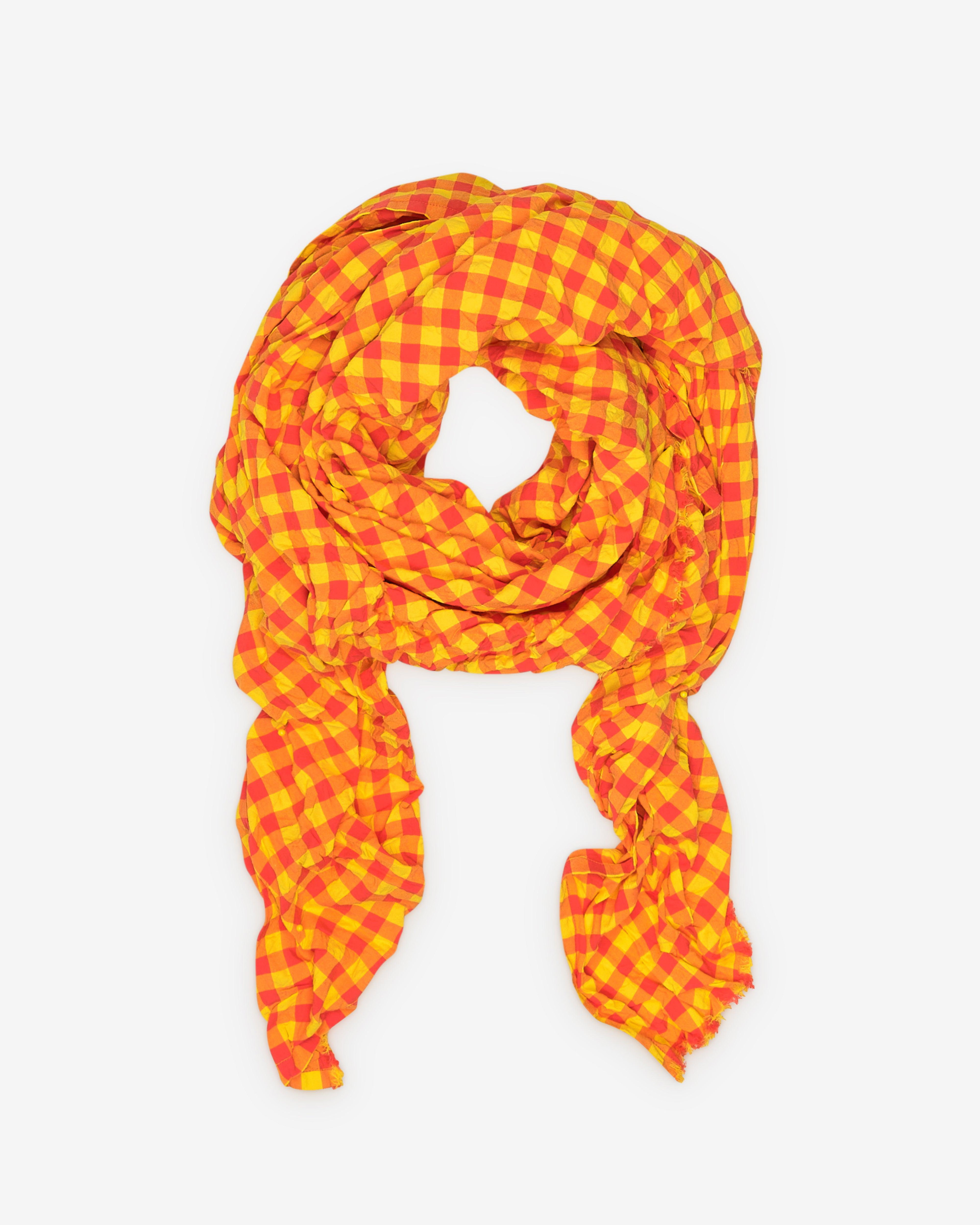 Daniela Gregis - Women's Washed Shawl - (Pink/Yellow) by DANIELA GREGIS