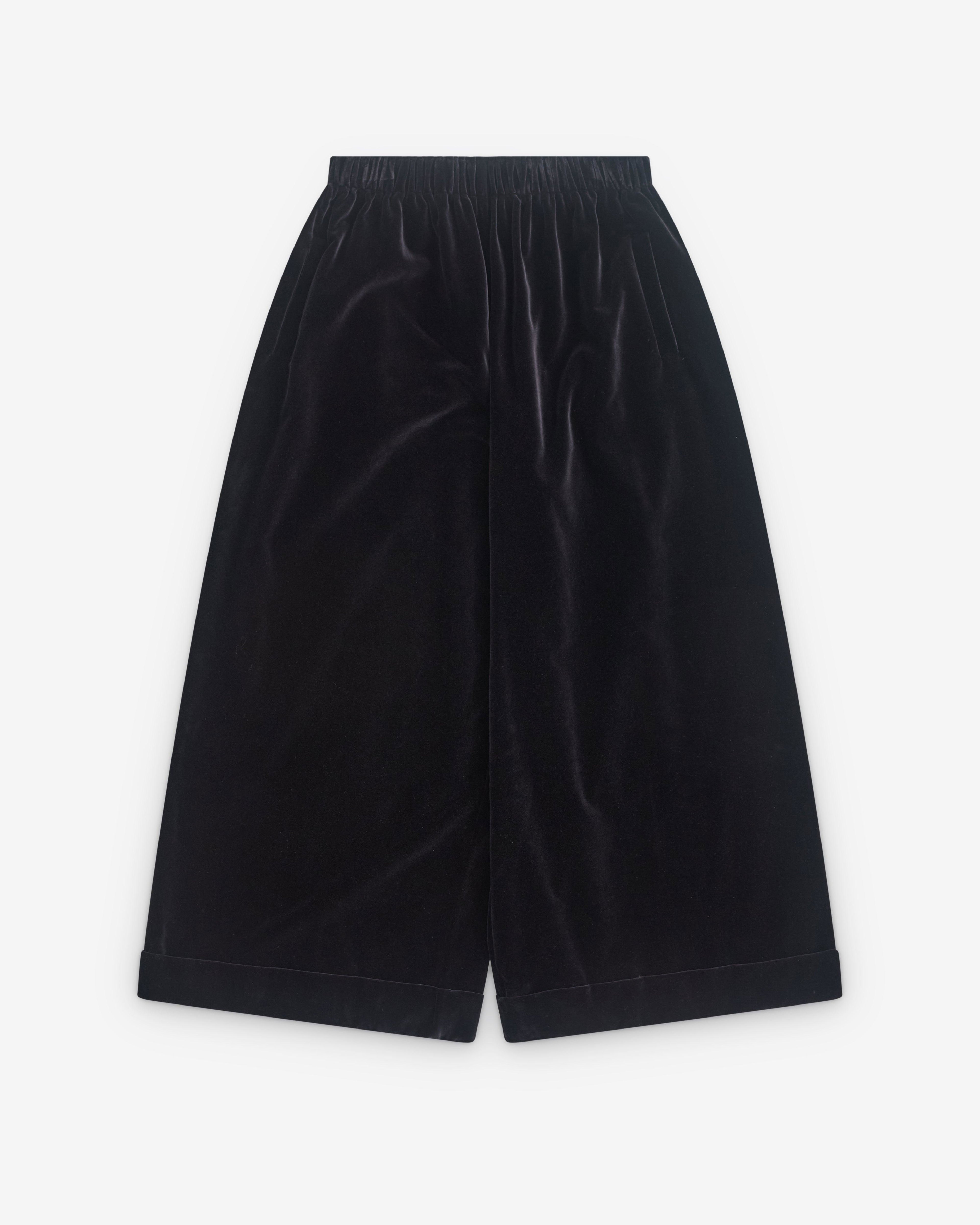 Daniela Gregis - Women’s Wide Leg Trousers - (Black) by DANIELA GREGIS