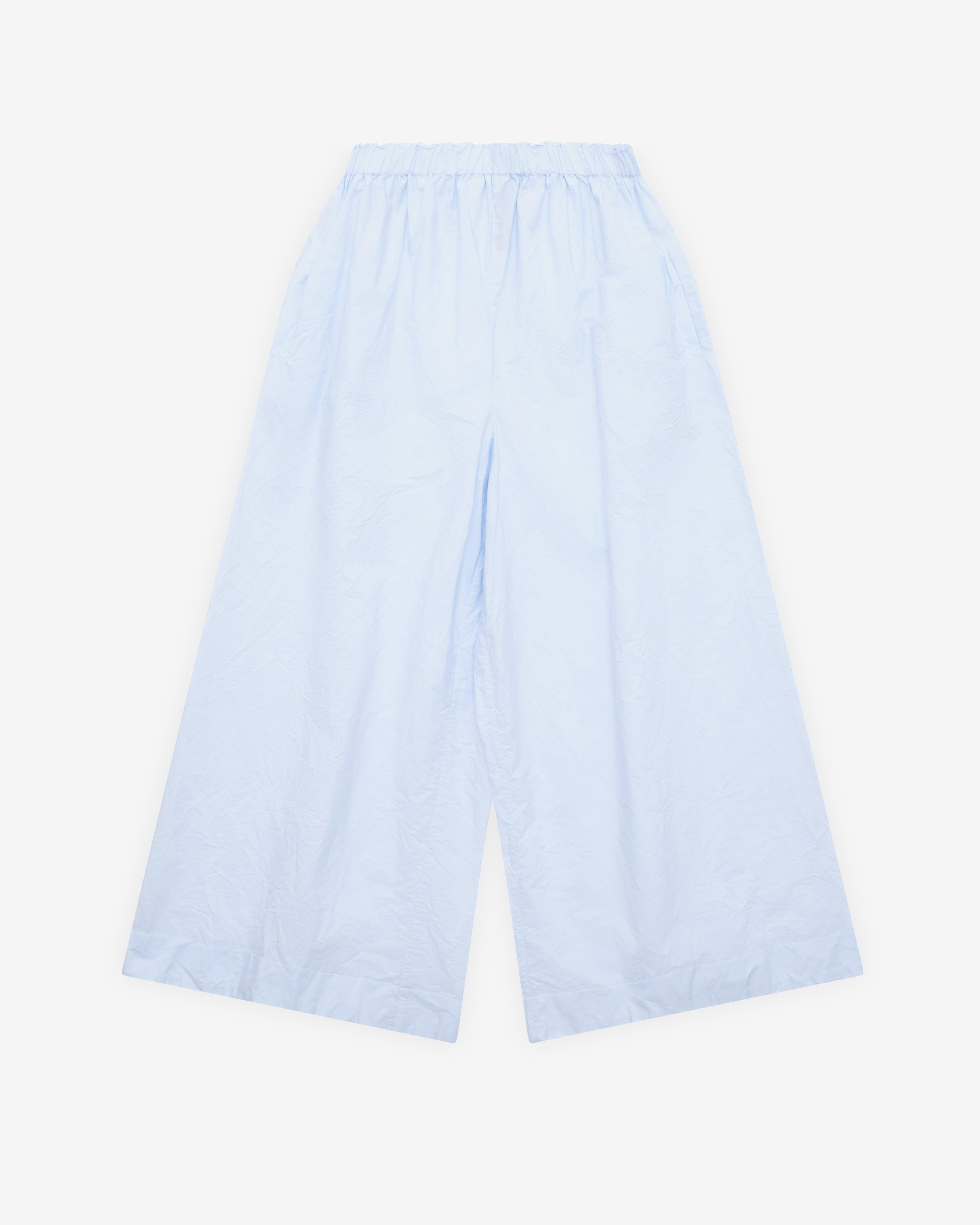 Daniela Gregis - Women's Wide Leg Trousers - (Light Blue) by DANIELA GREGIS