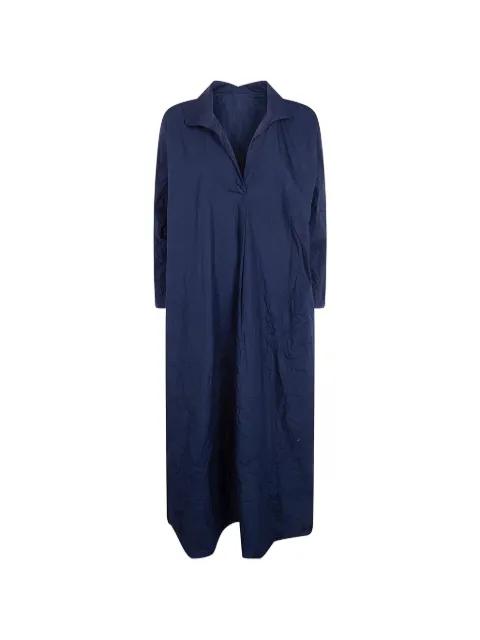 crinkled V-neck dress by DANIELA GREGIS