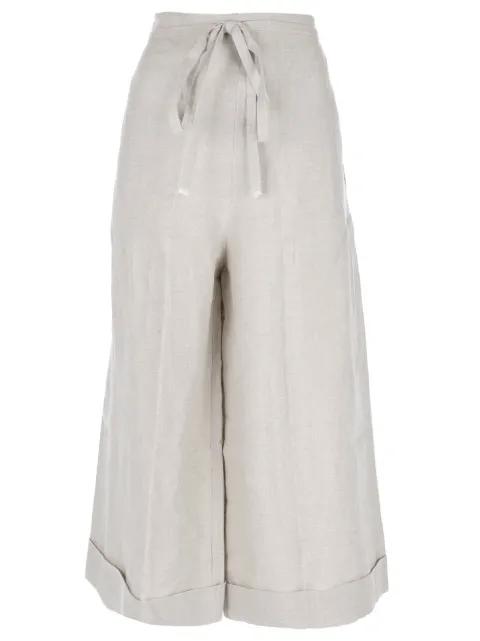 cropped palazzo pants by DANIELA GREGIS