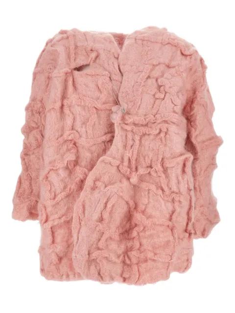 mosaic crew-neck cardigan by DANIELA GREGIS