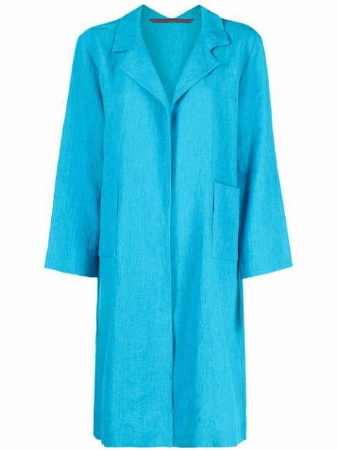 oversized open front coat by DANIELA GREGIS