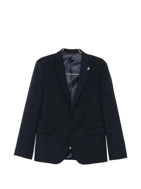 notched-lapel single-breasted suit by DANIELE ALESSANDRINI