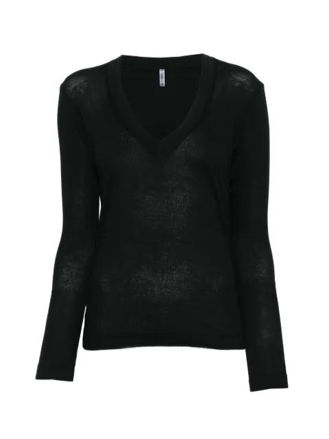 V-neck long-sleeve T-shirt by DANIELE FIESOLI