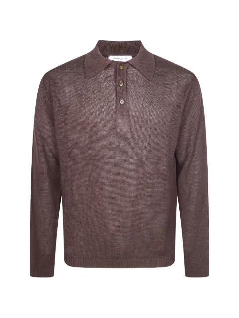 buttoned long-sleeved polo shirt by DANIELE FIESOLI