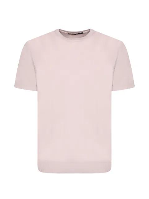 crew-neck fine-knit T-shirt by DANIELE FIESOLI