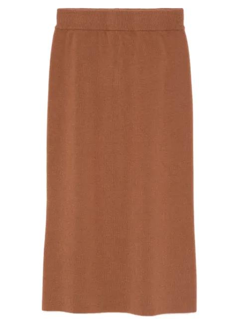 merino-blend midi skirt by DANIELE FIESOLI