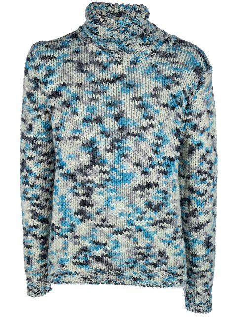 patterned-intarsia jumper by DANIELE FIESOLI
