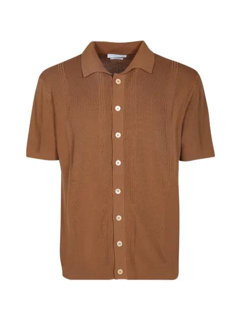 ribbed-knit short-sleeve shirt by DANIELE FIESOLI
