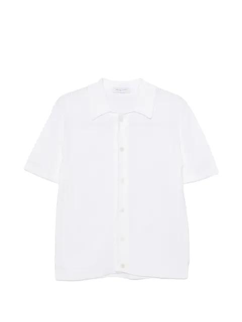 short-sleeve knitted shirt by DANIELE FIESOLI