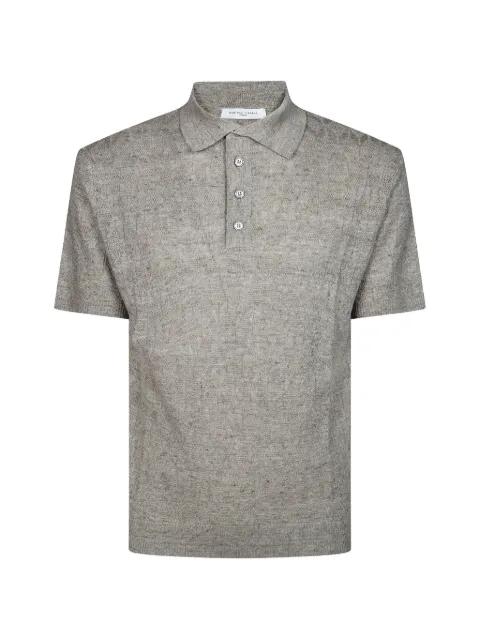 textured polo shirt by DANIELE FIESOLI