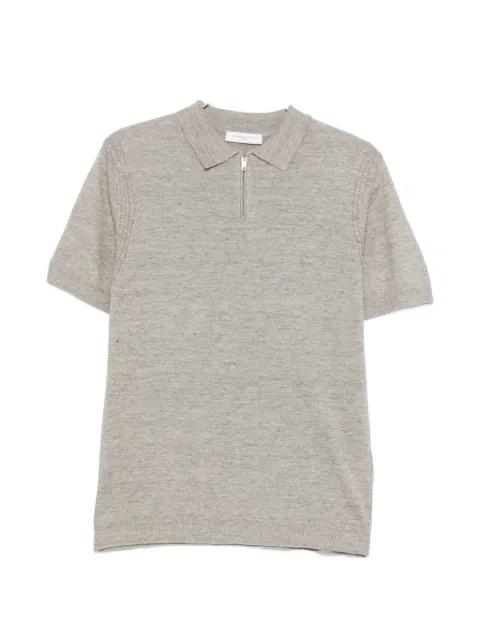 zip polo T-shirt by DANIELE FIESOLI