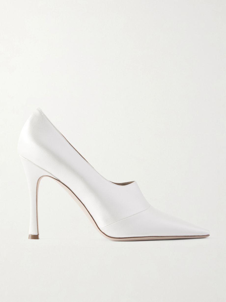 Ida satin pumps by DANIELLE FRANKEL