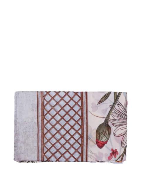 Perla floral-print scarf by D'ANIELLO
