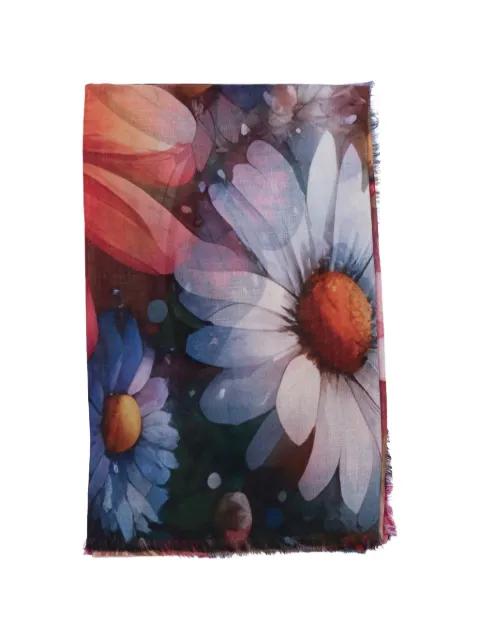 Perla floral-print scarf by D'ANIELLO
