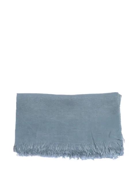 Walton metallic-stripe scarf by D'ANIELLO