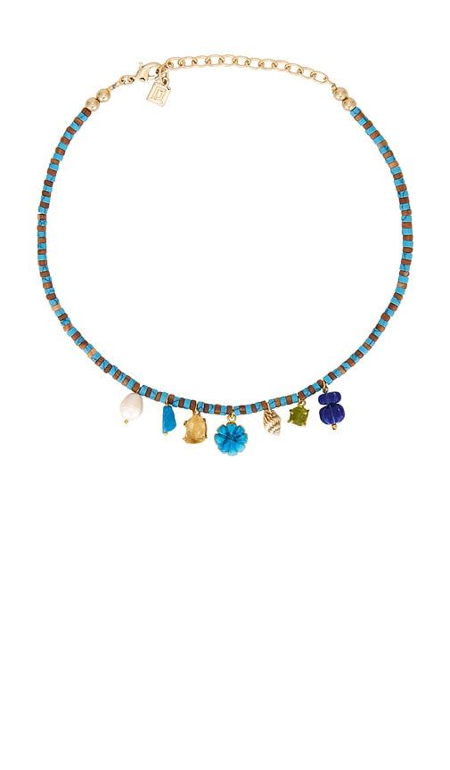 DANNIJO Mala Necklace in Blue by DANNIJO