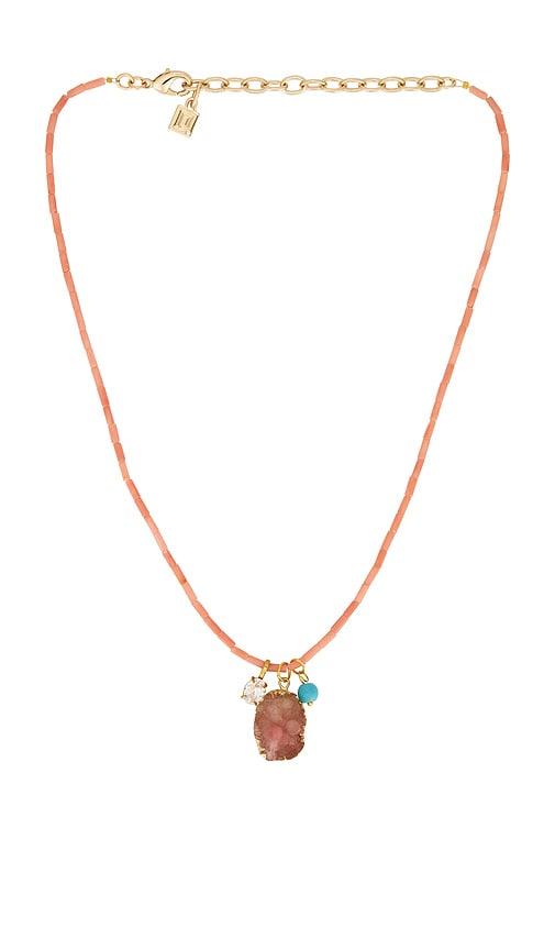DANNIJO Rosie Necklace in Pink by DANNIJO