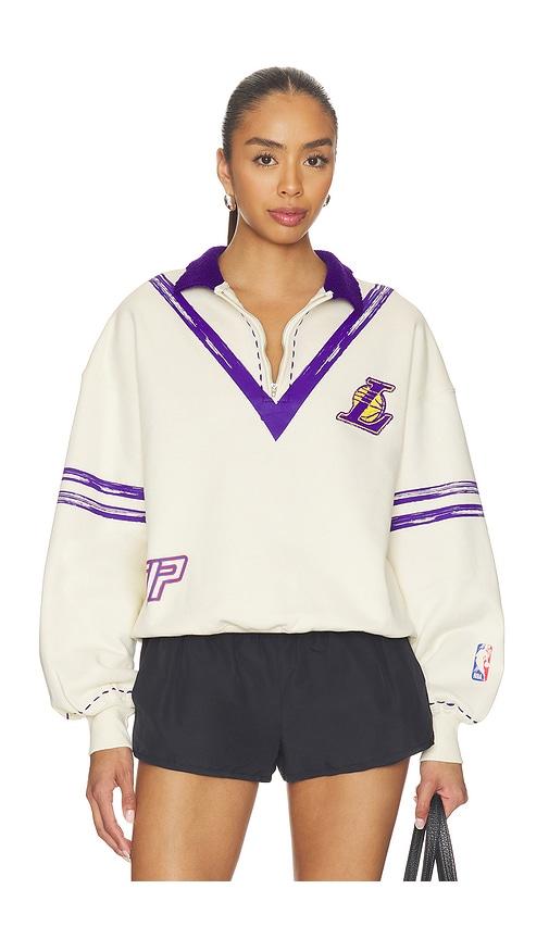 DANNIJOPRO The Letterman Pullover in Cream by DANNIJOPRO