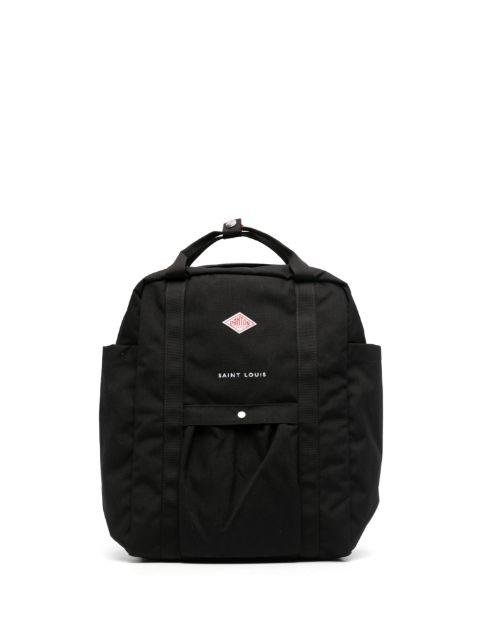 logo-patch backpack by DANTON