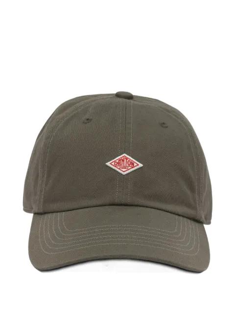 logo-patch cotton baseball cap by DANTON