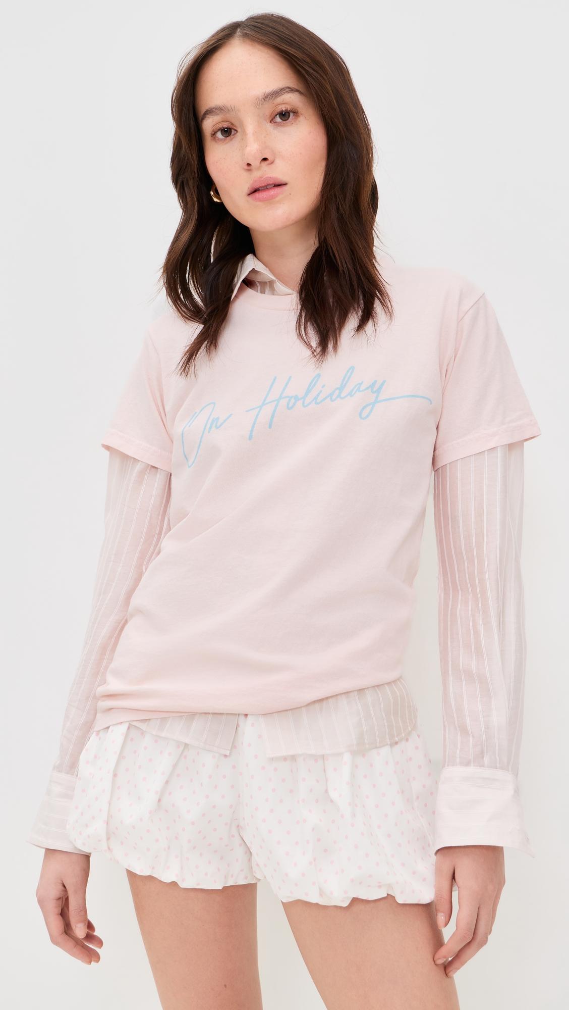 On Holiday Vintage Fit Tee by DANZY