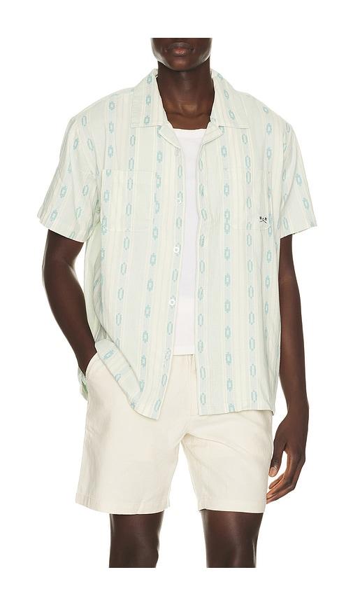 Dark Seas Breezy Shirt in Cream,Baby Blue by DARK SEAS