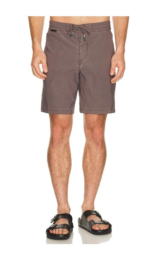 Dark Seas Go To Panel Boardshort in Brown by DARK SEAS