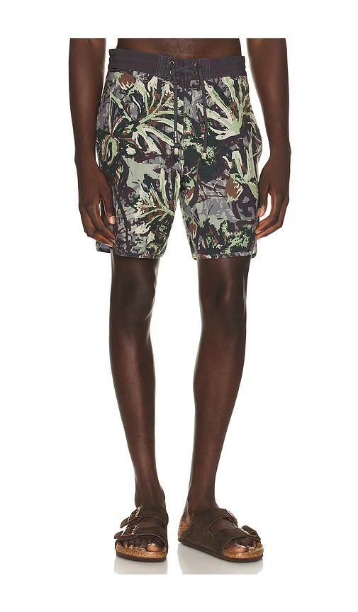 Dark Seas Lakeshore Boardshort in Army by DARK SEAS