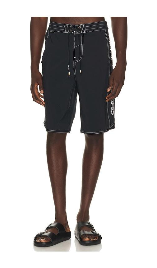 Dark Seas Windward Boardshort in Black by DARK SEAS