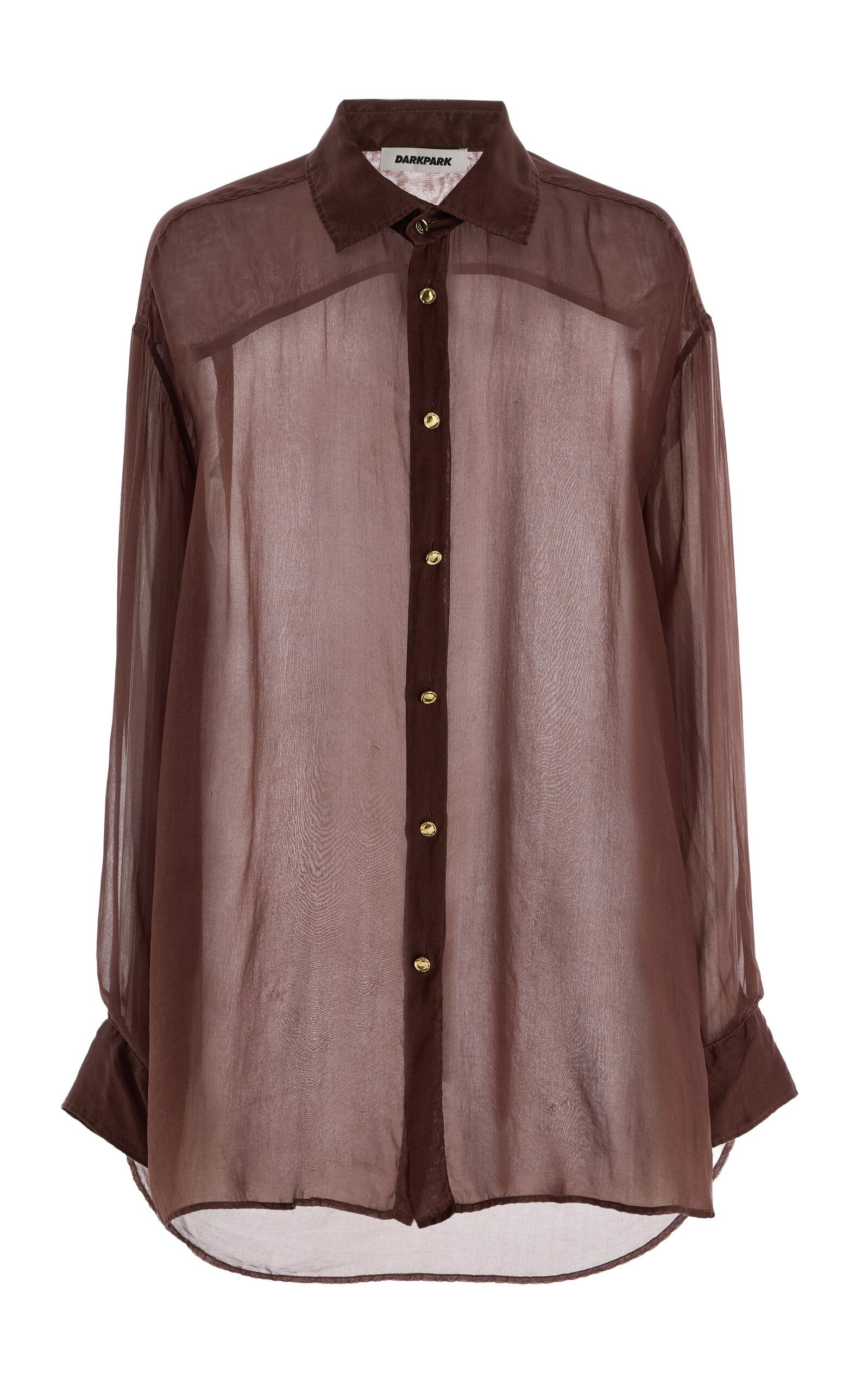 DARKPARK Keanu Silk-Organza Shirt -oda Operandi by DARKPARK