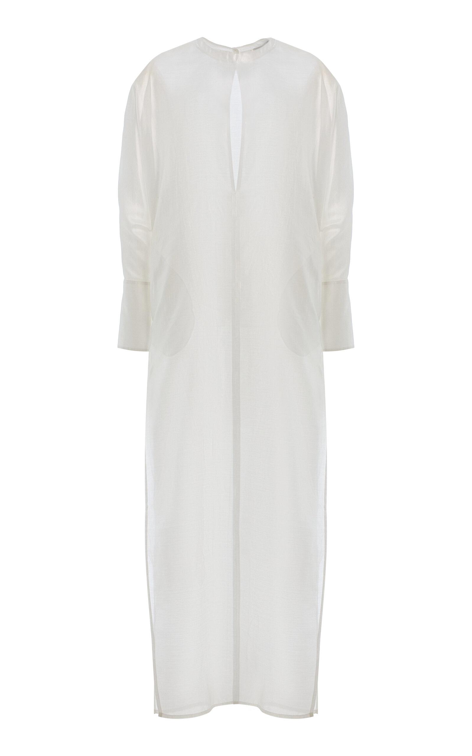 DARKPARK Marine Keyhole Voile Maxi Dress - Moda Operandi by DARKPARK