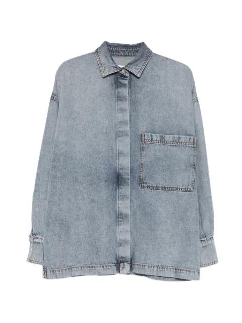 Jenny front-pocket button-down shirt by DARKPARK