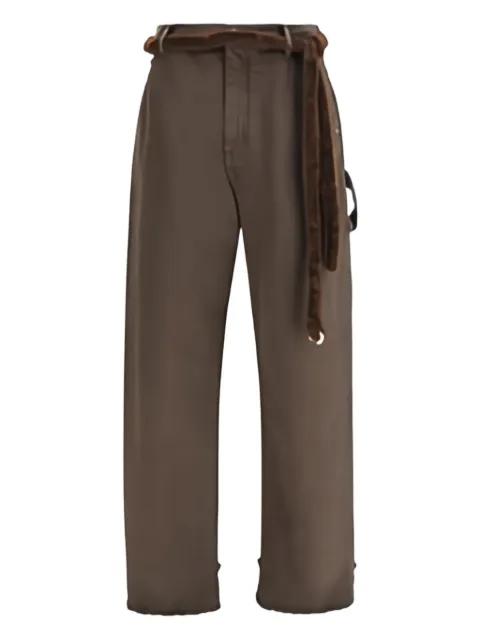 Lisa belt-loops trousers by DARKPARK