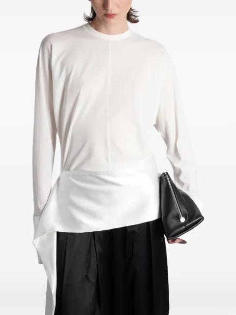 Luna draped blouse by DARKPARK