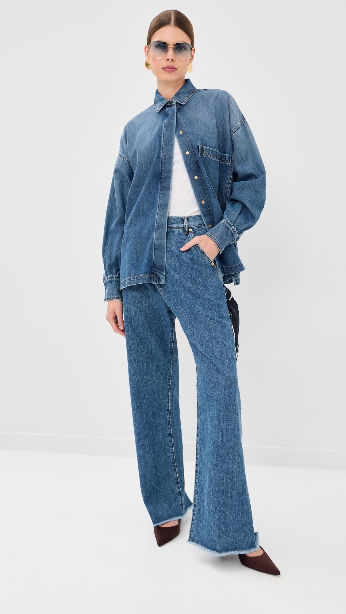 Sienna Loose Side Split Jeans by DARKPARK