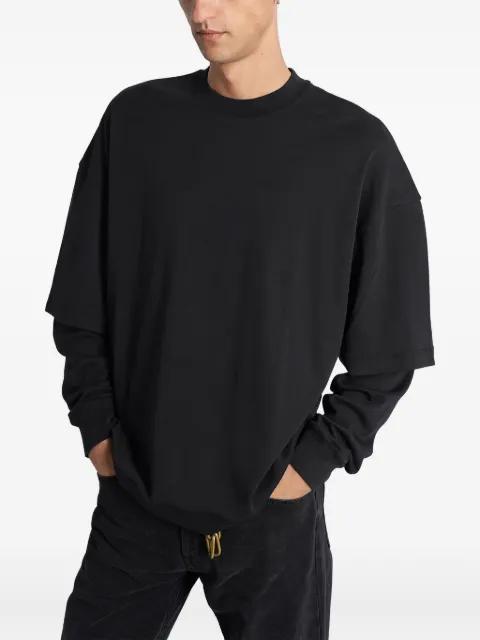 Troy layered long-sleeve T-shirt by DARKPARK