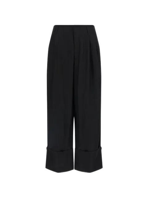 black palazzo pants by DARKPARK