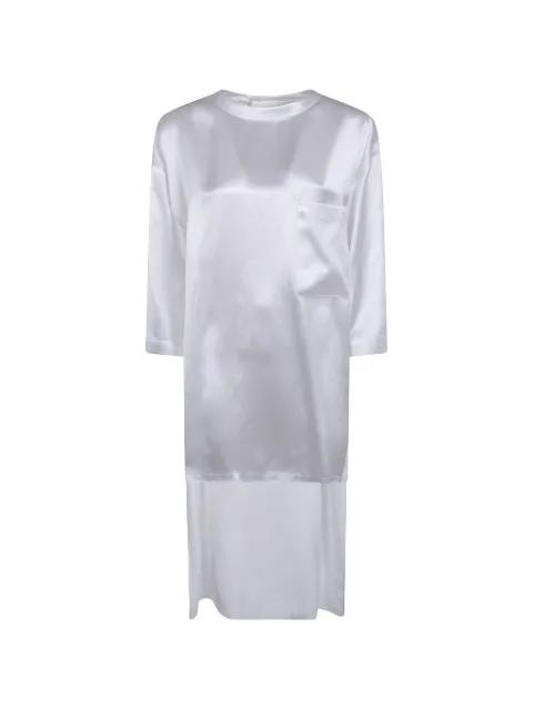 chest-pocket longline T-shirt by DARKPARK