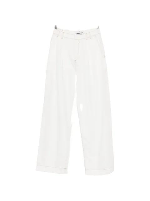 contrast stitch trousers by DARKPARK