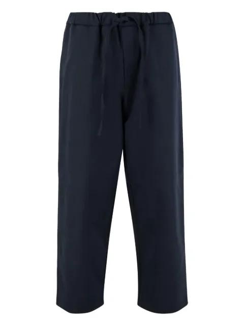 drawstring regular trousers by DARKPARK