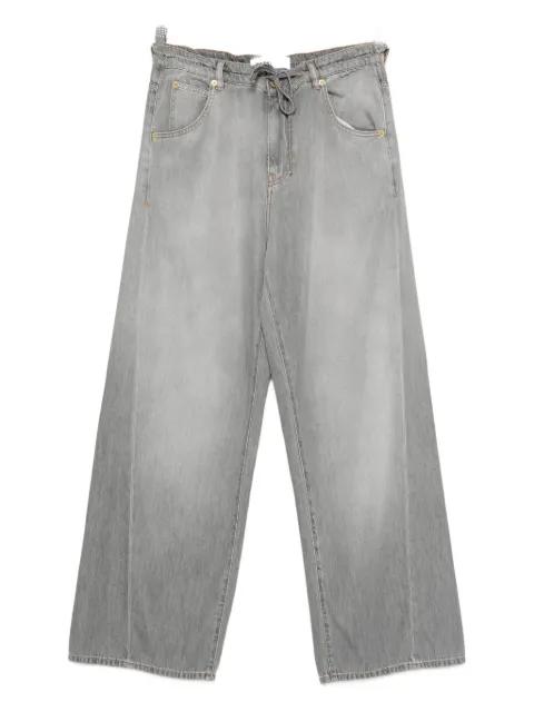 drawstring-waist wide-leg jeans by DARKPARK